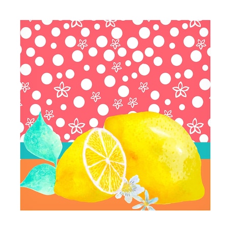 Larisa Hernandez 'Lemon Inspiration I' Canvas Art, 24x24